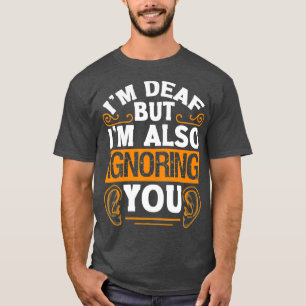 T-shirt Funny Sourds Sensibilisation ASL Accessoires audit