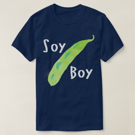 T-shirt Funny Soy Boy Liberal Vegetarian Vegetarian 1 (Design devant)