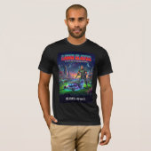 T-shirt Funny Space Soldier Tactical Lawn Mowing (Devant entier)