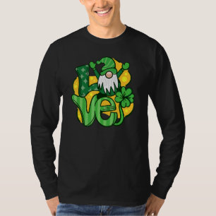 T-shirt Funny St Patrick S Day 2022 Gnome Love