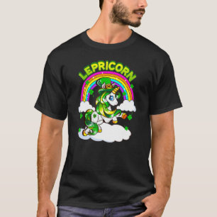 T-shirt Funny St Patrick S Day Lucky Lepricorn Unicorn Rai