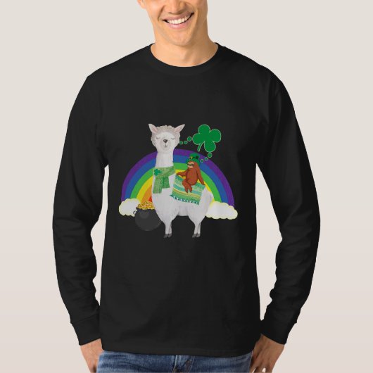 T-shirt Funny St Patrick S Day Lucky Sloth (Devant)