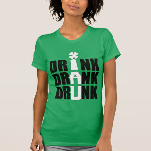 T-shirt Funny St. Patrick's Day Drinking Party Bière Humo