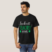 T-shirt Funny St Patricks Day for Teacher Fun St Pattys Da (Devant entier)