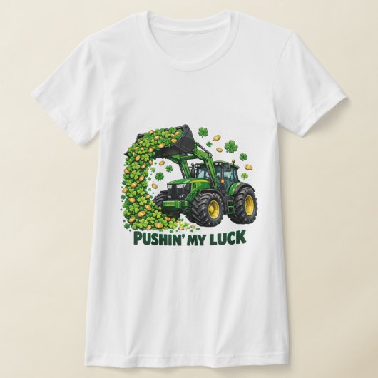 T-shirt Funny St. Patrick's Day funny Tractor (Poser)