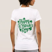 T-shirt Funny St. Patrick's Day funny Tractor (Dos)