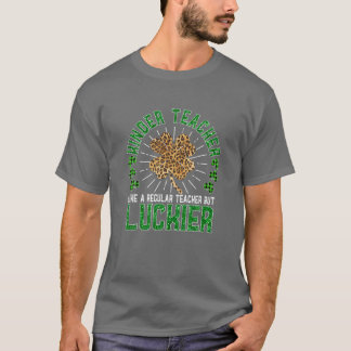 T-shirt Funny St Patrick's Day Kindergarten enseignant Kin