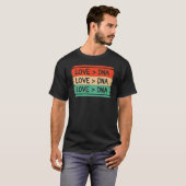 T-shirt Funny Step Mom apparel DNA Is Greater Than Love ap (Devant entier)