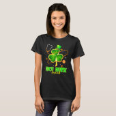 T-shirt Funny Stethoscope Shamrock Nicu Nurse St Patrick S (Devant entier)