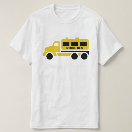 T-shirt Funny Stool Bus Septique Truck (Design devant)