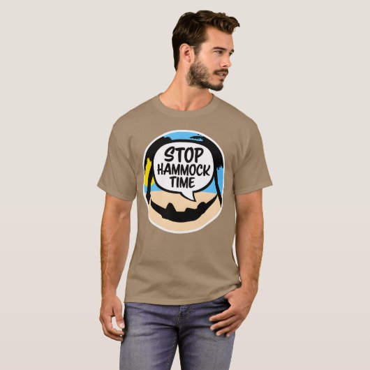 T-shirt Funny Stop Hammockime Relaing Sleeping Camping fam (Devant entier)