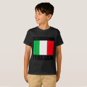 T-shirt Funny Stubborn Italian Pride Italy Flag Italia For (Devant entier)