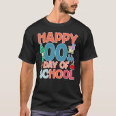 T-shirt Funny Student Kids 100th Day Gift 100 Days Of Scho (Devant)