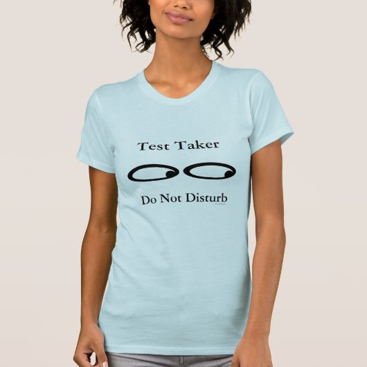 T-shirt Funny Student SAT ACT Test Wandering Eyes Graphiqu (Devant)