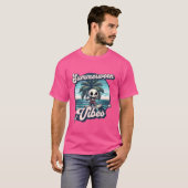 T-shirt Funny Summerween Vibes Vacances été Skeleton Su (Devant entier)
