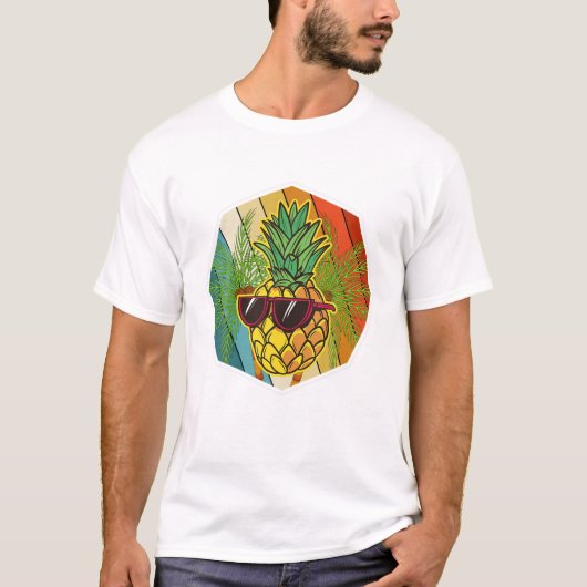 T-shirt Funny Sung Pineapple (Devant)