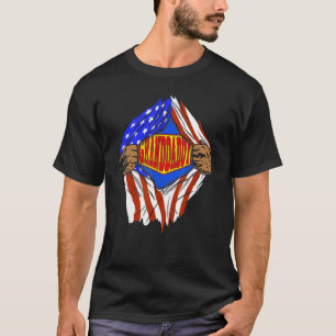 T-shirt Funny Super Grand Papa Famille de héros
