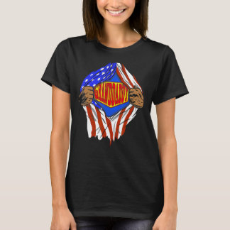 T-shirt Funny Super Grand Papa Famille de héros