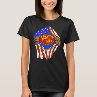 T-shirt Funny Super Package Handler Héros Job