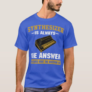 T-shirt Funny Synthétiseur analogique Dit Studio Music Pro