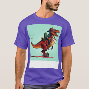T-shirt Funny T Rex Im Instoppable dans un hôtel vintage r