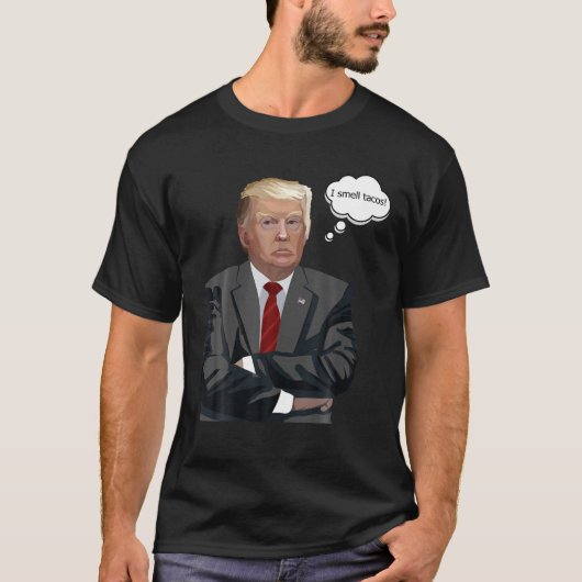T-shirt Funny Taco Trump T Shirt (Devant)