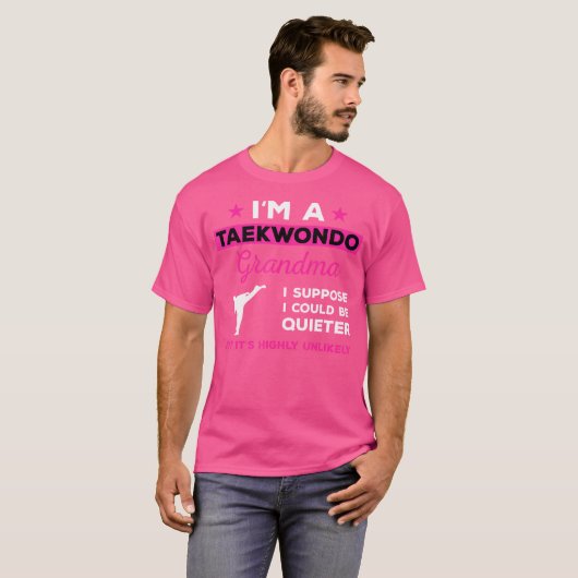 T-shirt Funny Taekwondo grand karaté Arts martiaux (Devant entier)