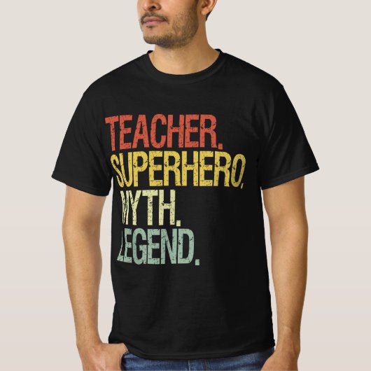 T-shirt Funny teacher  (Devant)