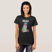T-shirt Funny Teacher Library Read Book Club Piggie Elepha (Devant entier)