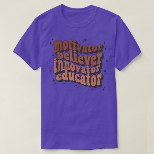 T-shirt Funny Teacher Outfit Women Inspirer Educator Teac (Design devant)