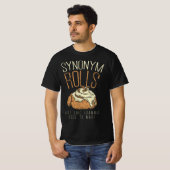 T-shirt Funny Teacher, Student Synonym Rolls Grammar  (Devant entier)
