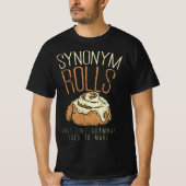 T-shirt Funny Teacher, Student Synonym Rolls Grammar  (Devant)