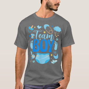 T-shirt Funny Team Boy Genre Reveal Party Baby Annonces