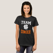 T-shirt Funny team ginger with shamrock for St Patricks da (Devant entier)