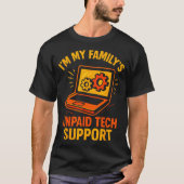 T-shirt Funny Tech Guy Suprt Computer Geek Nerd Engineer G (Devant)