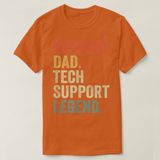 T-shirt Funny Tech Support Idée cadeau pour les papas, Gee (Design devant)