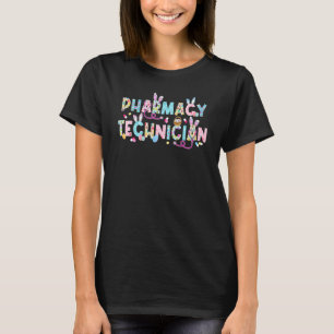 T-shirt Funny Technicien en pharmacie Bunny Pharmaciste Ha