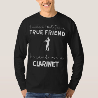 T-shirt Funny Tee Clarinette : Dieu m'a envoyé un véritabl