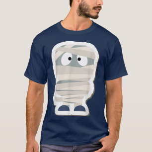 T-shirt Funny Tee Halloween Shaped Mummy 2890