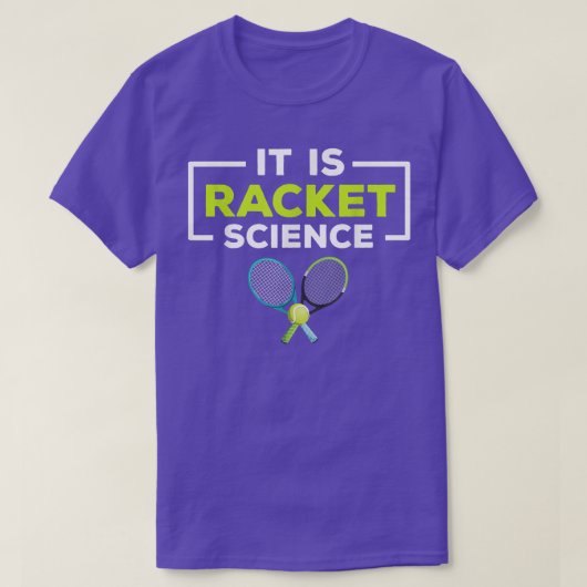T-shirt Funny Tennis C'est Racket Science Dit Drôle Tenn (Design devant)
