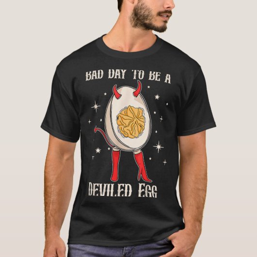 T-shirt Funny Thanksgiving Dinner Bad Day To Be A Deviled (Devant)