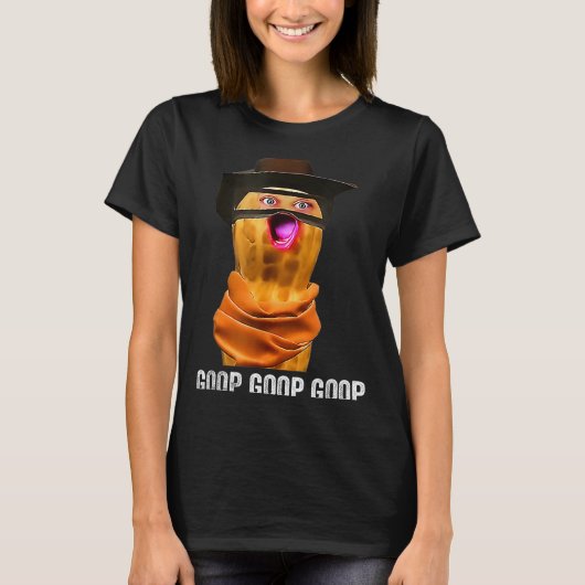 T-shirt Funny The Burnt Peanut Goop Bungulator (Devant)
