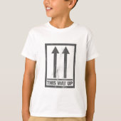 T-shirt Funny this way (Devant)