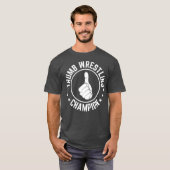 T-shirt Funny Thumb Wrestling Champion Useless Talent (Devant entier)