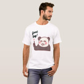 T-shirt Funny Thumbs Up Panda Meme (Devant entier)