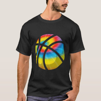 T-shirt Funny Tie Dye Basketball cadeau mignonne Trippy Hi