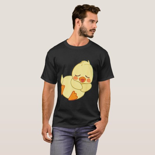 T-shirt Funny Tired As Duck I Love Cute Ducklings Quote Gi (Devant entier)