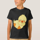 T-shirt Funny Tired As Duck I Love Cute Ducklings Quote Gi (Devant)