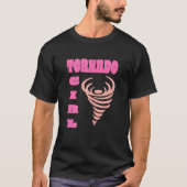 T-shirt Funny Tornado Watch Tornado Girl (Devant)