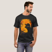 T-shirt Funny Tortoise Halloween Silhouette Soky Tortoise (Devant entier)